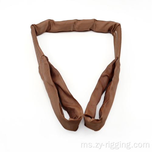 Reka bentuk moden Polyester Round Webbing Sling mengangkat tali pinggang